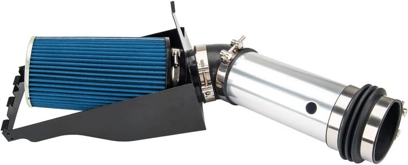 AUTOSITY 4" Cold Air Intake System Kits w/Filter Aluminum 7.3L Diesel Kit Compatible with 1999-2003 F250 F350 Super Duty, 1999-2003 Excursuion 7.3L V8 (Blue) - Image 3